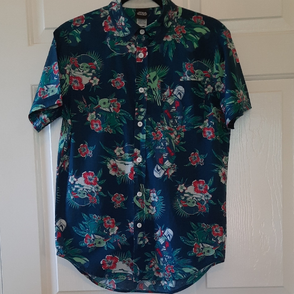 Star Wars Grogu Tropical Shirt